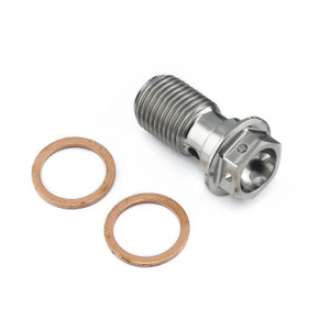 Titanium Banjo Bolt Single M10x(1.00mm) Race Spec Titanium Banjo Bolt Single M10x(1.00mm) Race Spec
