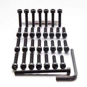 Aluminium Engine Kit Kawasaki ER6-N/F Black