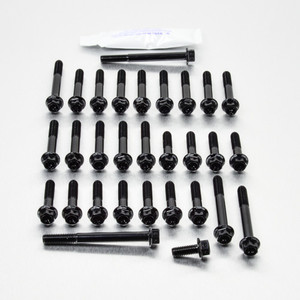 Aluminium Engine Kit Kawasaki ZX-6R J1-J2-J3 Race Spec Etched Black Aluminium Engine Kit Kawasaki ZX-6R J1-J2-J3 Race Spec Etched Black