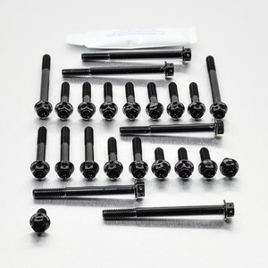 Aluminium Engine Kit Kawasaki KX250F Race Spec Etched Black Aluminium Engine Kit Kawasaki KX250F Race Spec Etched Black