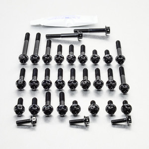 Aluminium Engine Kit KTM 4 Stroke SX350 Race Spec Etched Black Aluminium Engine Kit KTM 4 Stroke SX350 Race Spec Etched Black