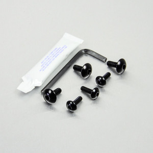 Aluminium Exhaust Heat Shield Mount Bolt Kit Black