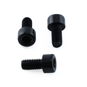 Aluminium Rear Brake Line Clip Mount Bolt Kit Black Aluminium Rear Brake Line Clip Mount Bolt Kit Black