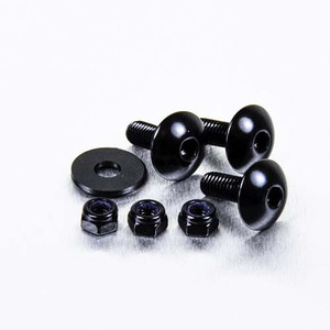 Aluminium Number Plate Kit 10 Black Aluminium Number Plate Kit 10 Black