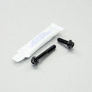 Aluminium Chain Guard & Rear Hugger Bolt Kit Black