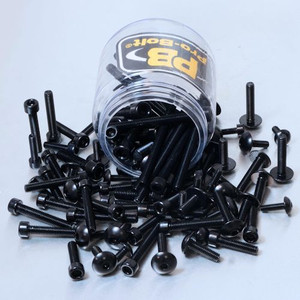 Aluminium Engine/Fairing Bolt Tub Metric 100 Piece Black