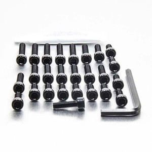 Aluminium Engine Kit Honda XR600R Black Aluminium Engine Kit Honda XR600R Black