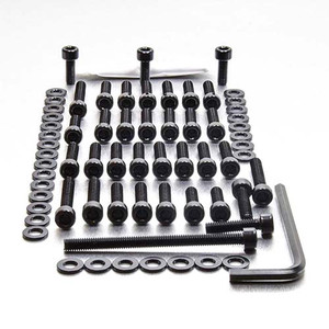 Aluminium Engine Kit Honda CBR900RRW -RRX Black