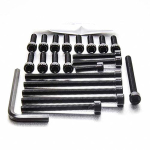 Aluminium Engine Kit Kawasaki GPZ750 Turbo Black Aluminium Engine Kit Kawasaki GPZ750 Turbo Black