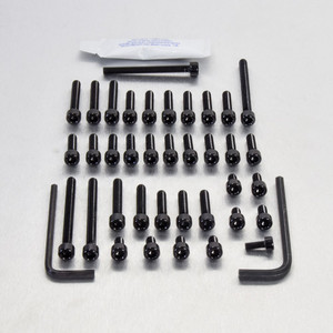 Aluminium Engine Kit Kawasaki GPZ750R Black Aluminium Engine Kit Kawasaki GPZ750R Black