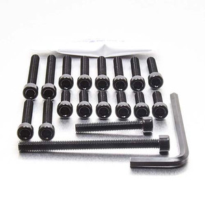 Aluminium Engine Kit Kawasaki ZX1000RX Black Aluminium Engine Kit Kawasaki ZX1000RX Black