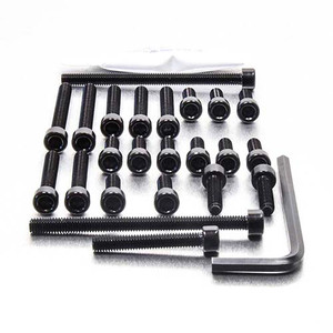 Aluminium Engine Kit Kawasaki ZZR1100 C-D Black Aluminium Engine Kit Kawasaki ZZR1100 C-D Black