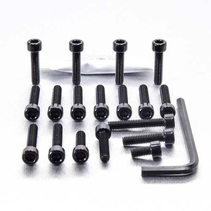Aluminium Engine Kit Yamaha FZR250 Black Aluminium Engine Kit Yamaha FZR250 Black