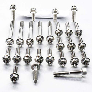 Stainless Steel Engine Kit Kawasaki KX250F 4 Stroke Flanged Hex Stainless Steel Engine Kit Kawasaki KX250F 4 Stroke Flanged Hex