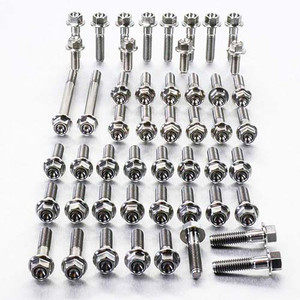 Titanium Engine Kit Triumph Speed Triple R Flanged Hex Titanium Engine Kit Triumph Speed Triple R Flanged Hex