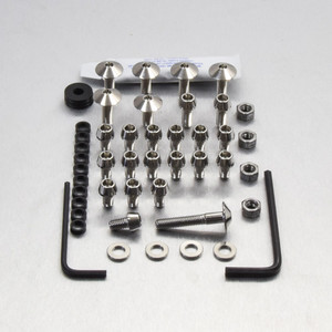 Stainless Steel Body Panel Kit Kawasaki KMX 125 Stainless Steel Body Panel Kit Kawasaki KMX 125