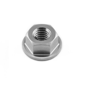 Stainless Steel Flanged Nut M6x(1.00mm) Stainless Steel Flanged Nut M6x(1.00mm)
