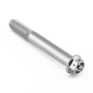 Stainless Steel Flanged Hex Head Bolt M10x(1.25mm)x75mm Race Spec Stainless Steel Flanged Hex Head Bolt M10x(1.25mm)x75mm Race Spec