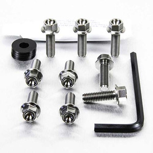 Titanium Mudguard & Hugger Bolt Kit Hex Head