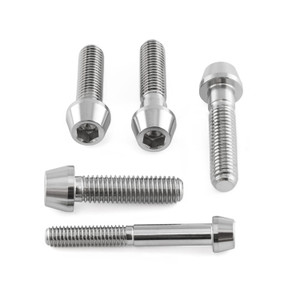 Stainless Steel Number Plate Holder Mounting Kit Tapered Socket Cap Stainless Steel Number Plate Holder Mounting Kit Tapered Socket Cap