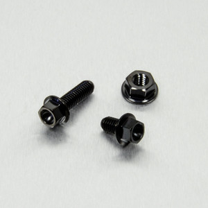 Stainless Steel Reservoir Mount Kit Front Brake Black