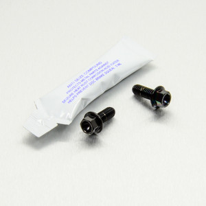 Stainless Steel Speedometer Mount Bolts Hex Head Black