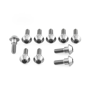 Titanium Disc Bolt To Fit Yamaha M6x20mm Pack x10 Titanium Disc Bolt To Fit Yamaha M6x20mm Pack x10