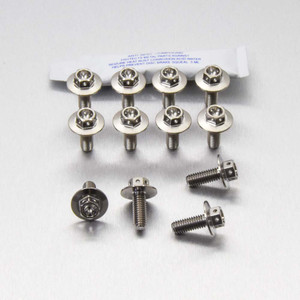 Titanium Special Disc Bolt To Fit Honda M6x16mm Race Spec Pack x12 Titanium Special Disc Bolt To Fit Honda M6x16mm Race Spec Pack x12