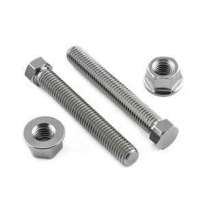 Titanium Axle Adjuster Bolt & Nut Kit M8x(1.25mm)x55mm Titanium Axle Adjuster Bolt & Nut Kit M8x(1.25mm)x55mm