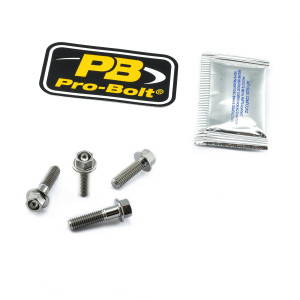 Titanium Brake & Clutch Lever Perch Pinch Bolt Kit Titanium Brake & Clutch Lever Perch Pinch Bolt Kit