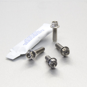 Titanium Brake & Clutch Lever Perch Pinch Bolt Kit Race Spec Titanium Brake & Clutch Lever Perch Pinch Bolt Kit Race Spec