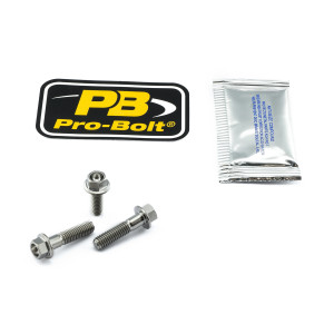 Titanium Brake & Clutch Lever Perch Pinch Bolt Kit Titanium Brake & Clutch Lever Perch Pinch Bolt Kit