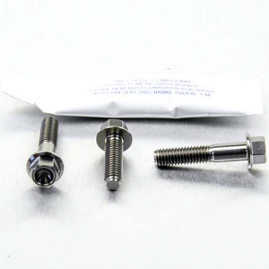 Titanium Brake & Clutch Lever Perch Pinch Bolt Kit Titanium Brake & Clutch Lever Perch Pinch Bolt Kit