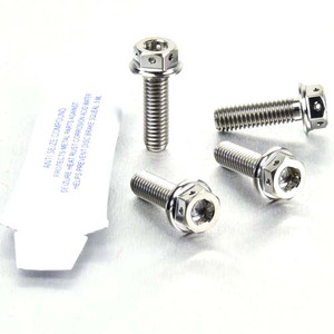 Titanium Brake & Clutch Lever Perch Pinch Bolt Kit DualDrive Titanium Brake & Clutch Lever Perch Pinch Bolt Kit DualDrive