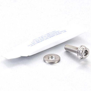 Titanium Heel Plate Bolt Kit DualDrive Titanium Heel Plate Bolt Kit DualDrive