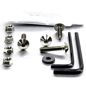 Titanium Screen Kit 4 Bolts and Nuts Titanium Screen Kit 4 Bolts and Nuts