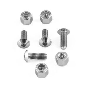 Titanium Screen Kit 4 Bolts and Nuts Titanium Screen Kit 4 Bolts and Nuts