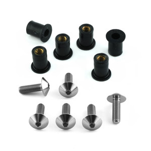 Titanium Screen Kit 6 Bolt Titanium Screen Kit 6 Bolt