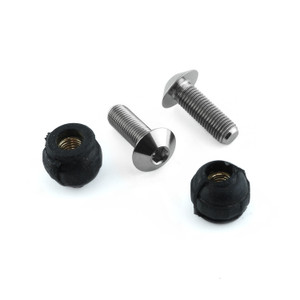 Titanium Screen Kit Ducati / Cagiva 2 Bolts Titanium Screen Kit Ducati / Cagiva 2 Bolts