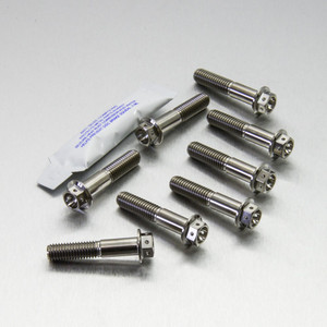 Titanium Top & Bottom Clamp Yoke Pinch Kit Race Spec