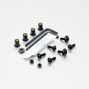 Aluminium Screen Kit Suzuki TL1000S Black Aluminium Screen Kit Suzuki TL1000S Black
