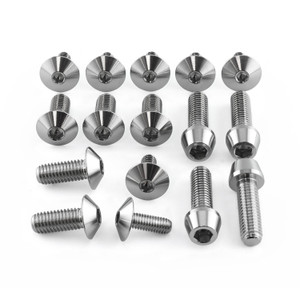 Titanium Bodywork Bolt Kit - Indian Chieftain - Dark Horse/Elite/Premium/Standard 111/116 Titanium Bodywork Bolt Kit - Indian Chieftain - Dark Horse/Elite/Premium/Standard 111/116