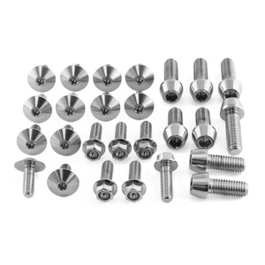 Titanium Bodywork Bolt Kit - Indian Pursuit - Dark Horse/Limited/Premium Titanium Bodywork Bolt Kit - Indian Pursuit - Dark Horse/Limited/Premium
