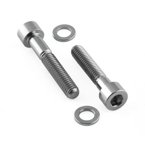 Titanium Cycle Caliper Kit M6x35mm / M6x30 Parallel Socket Cap Bolts, Washers Titanium Cycle Caliper Kit M6x35mm / M6x30 Parallel Socket Cap Bolts, Washers