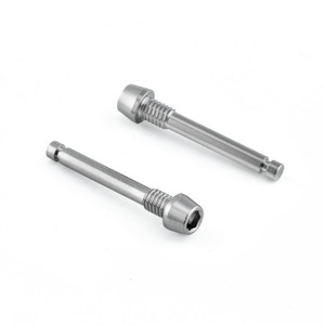 Titanium Cycle Brake Pad Retaining Pin M4x(0.70mm)x25.5mm Socket Cap – Shimano Pack x2 Titanium Cycle Brake Pad Retaining Pin M4x(0.70mm)x25.5mm Socket Cap – Shimano Pack x2