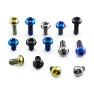 M5 Titanium Button Head Bolts Torx Drive M5 Titanium Button Head Bolts Torx Drive