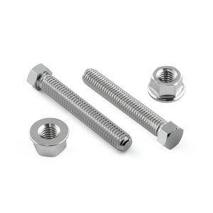 Stainless Steel Axle Adjuster Set M8x50mm 2xBolts 2xNuts