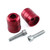 Aluminium Bar Ends Kawasaki 10 Pair M8x35mm Bolts Red Aluminium Bar Ends Kawasaki 10 Pair M8x35mm Bolts Red