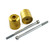 Aluminium Bar Ends Suzuki 20 (100mm Bolts) Pair Gold