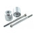 Aluminium Bar Ends Suzuki 20 (100mm Bolts) Pair Silver